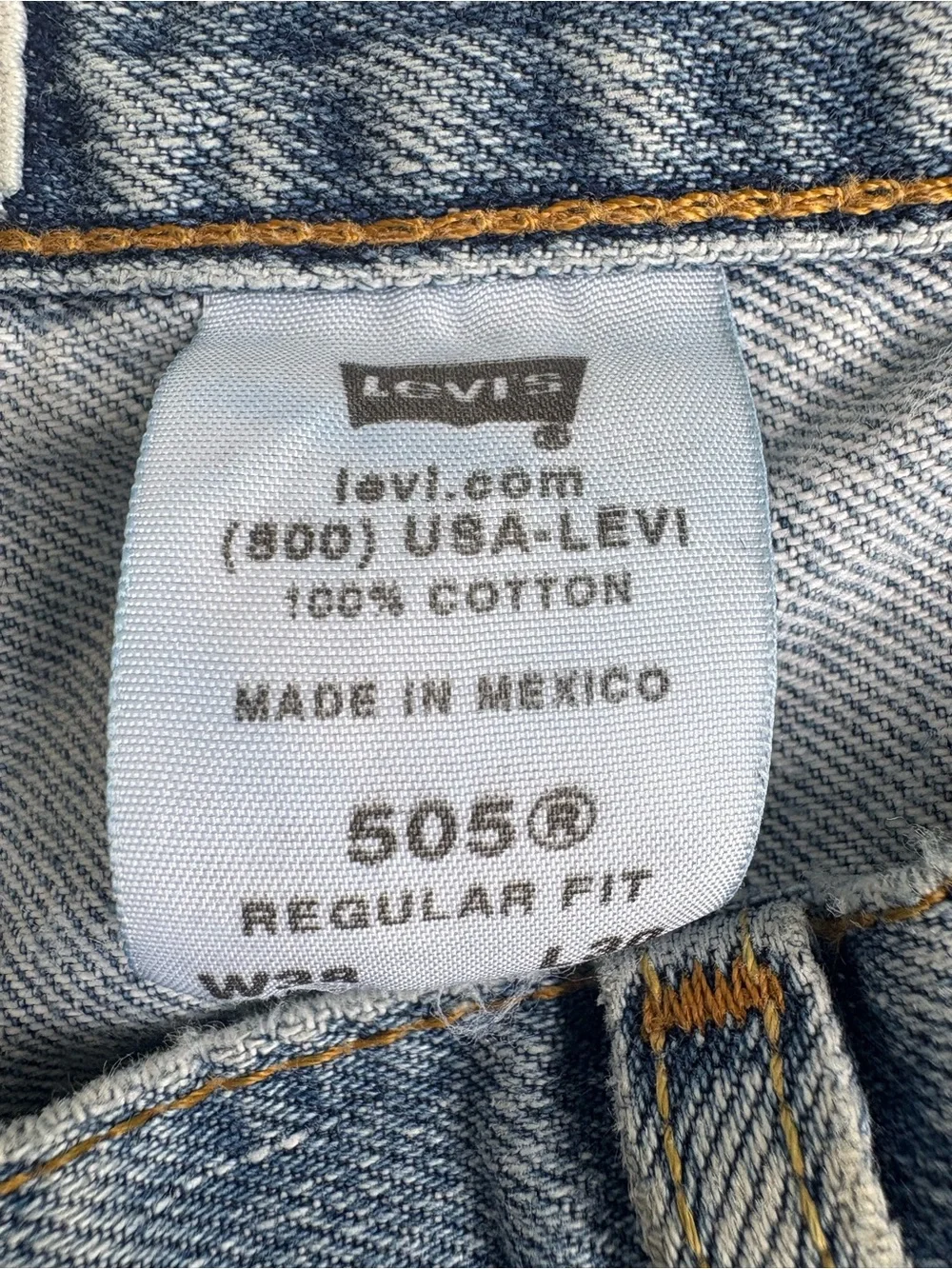 505 Levi’s 38x29 work jeans USED